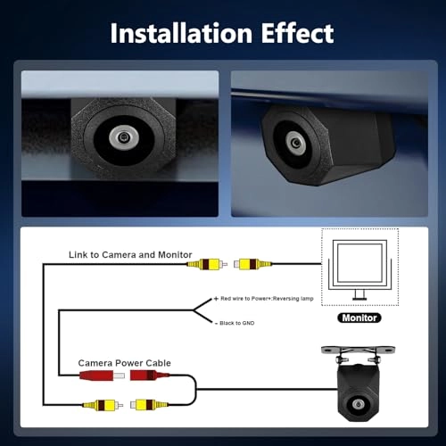 Rear View Camera - Night vision RCA 720P