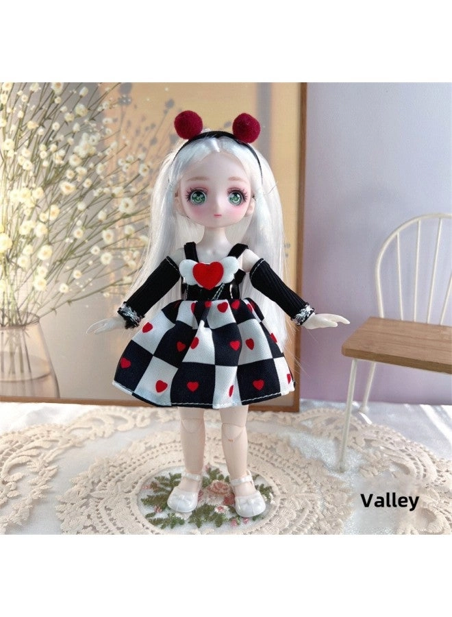 7 Point Bjd Doll - 23cm Plastic Starry Eyed