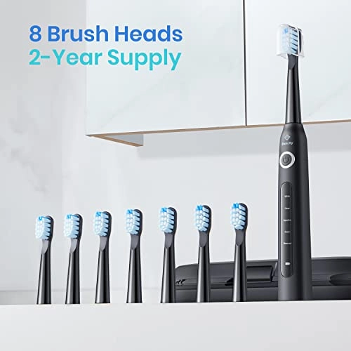 ETB-C031-KUS - Sonic 8 Soft Brush Heads 2.5h Fast Charge
