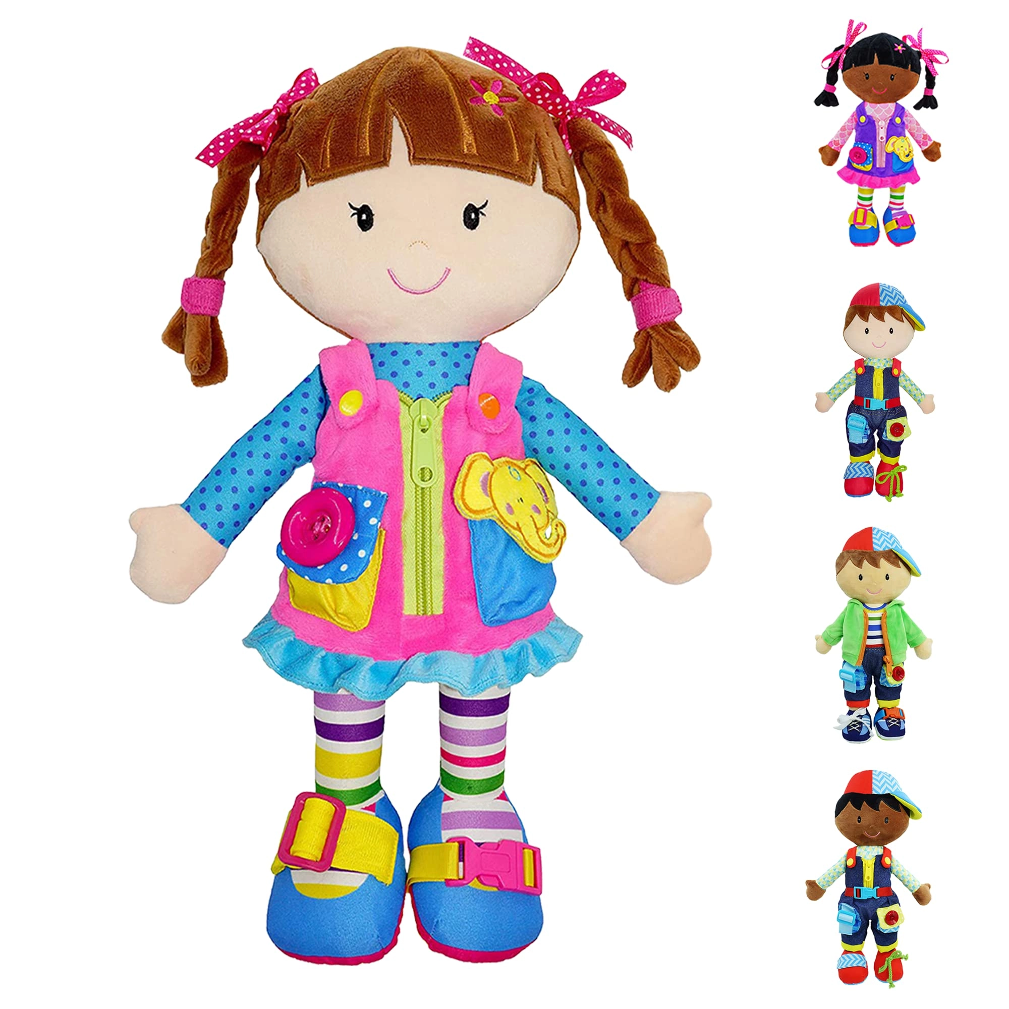June Garden Belle Doll - 15.5 Inch Plush Ages 2+