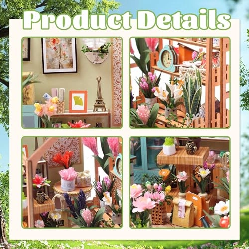 DIY Miniature House Kit - Jenny' S Greenhouse