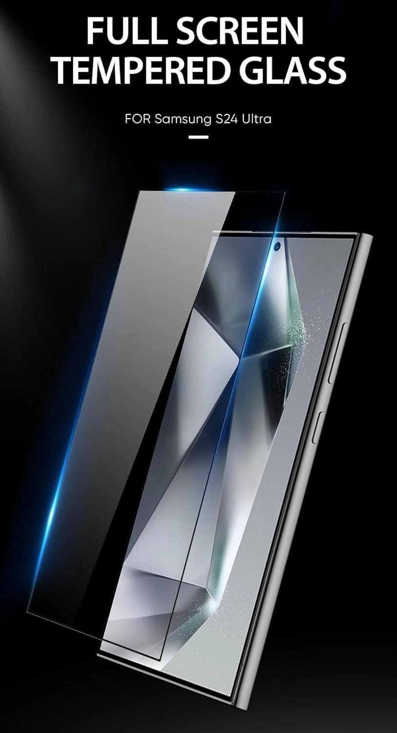 Clear Tempered Glass Screen Protector for Samsung Galaxy S25 Ultra