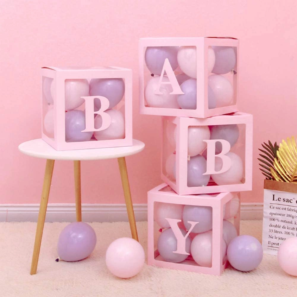 Baby Shower Boxes - 4Pcs