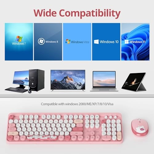 Wireless Keyboard & Mouse Set - US Wireless