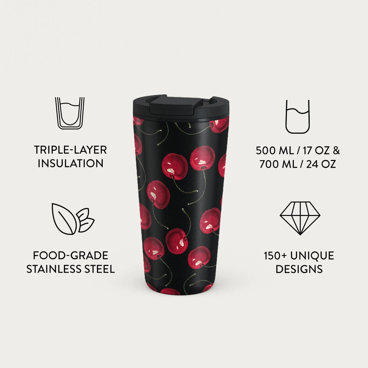 Stainless Steel Celestial Travel Mug - 700ml