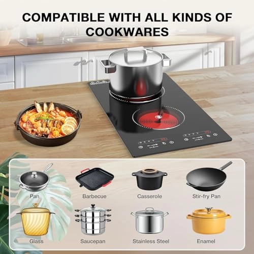 Stove Top 2 Burner Electric hob