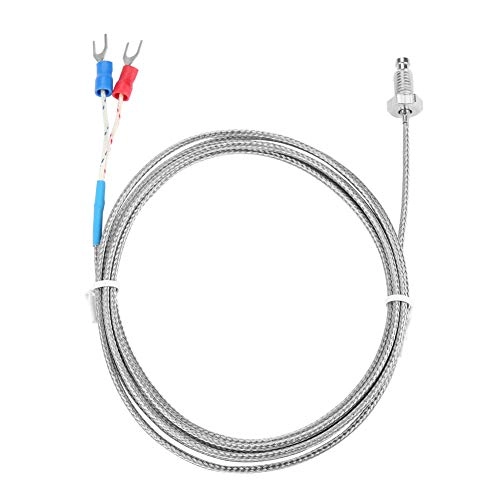 M6 Screw Fine Thread Type K Thermocouple - 0-400℃ 5M