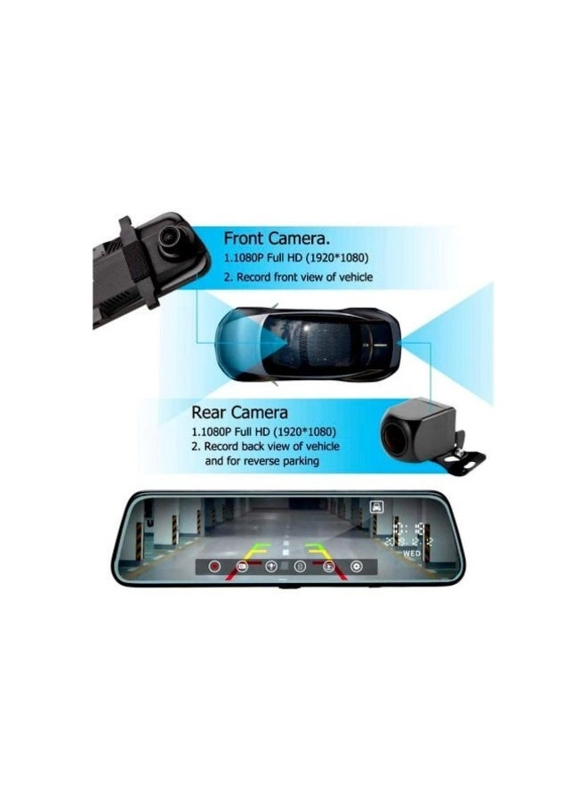 Dual Dash Cam Mirror - 1080P