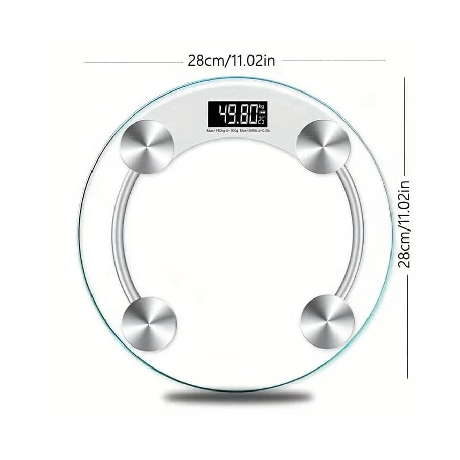 Smart Body Scale - 180kg Tempered glass