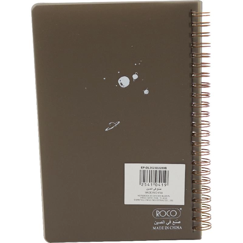 Notebook 19 X 26 cm Spiral - Grid 100 Sheets