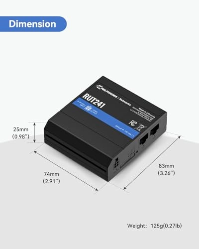 RUT241 - 4G LTE 802.11b/g/n 150 Mbps/50 Mbps