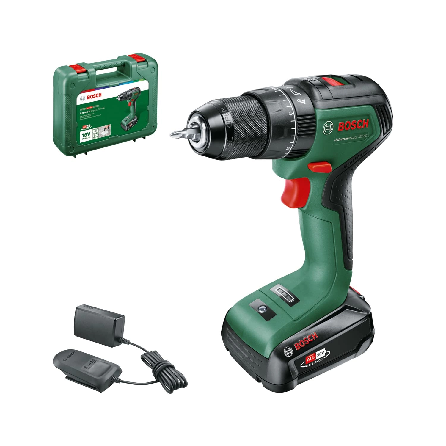 Bosch Home and Garden UniversalImpact 18V-60 - 2.0Ah