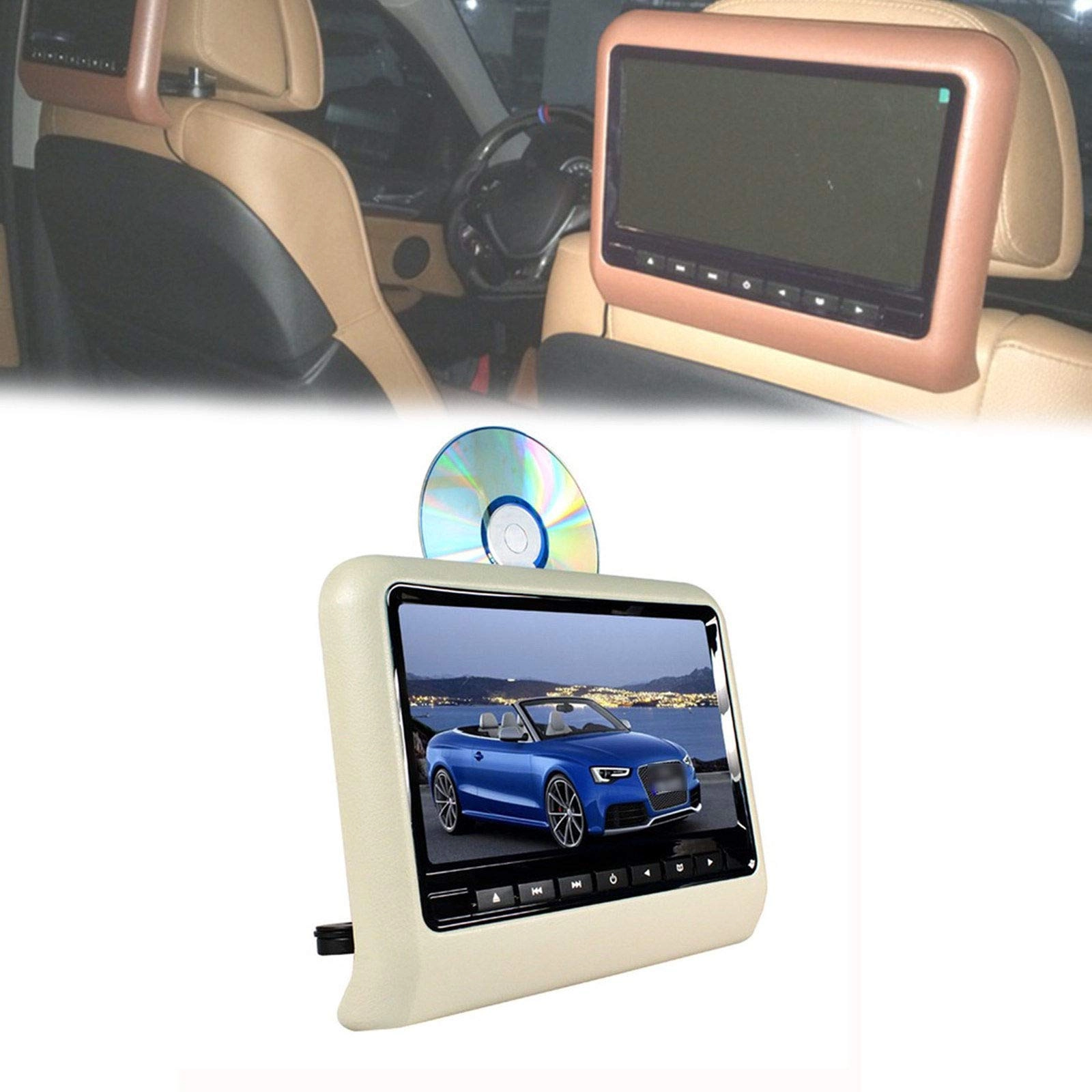 wansosuper Car Headrest Monitor - 9 Inches