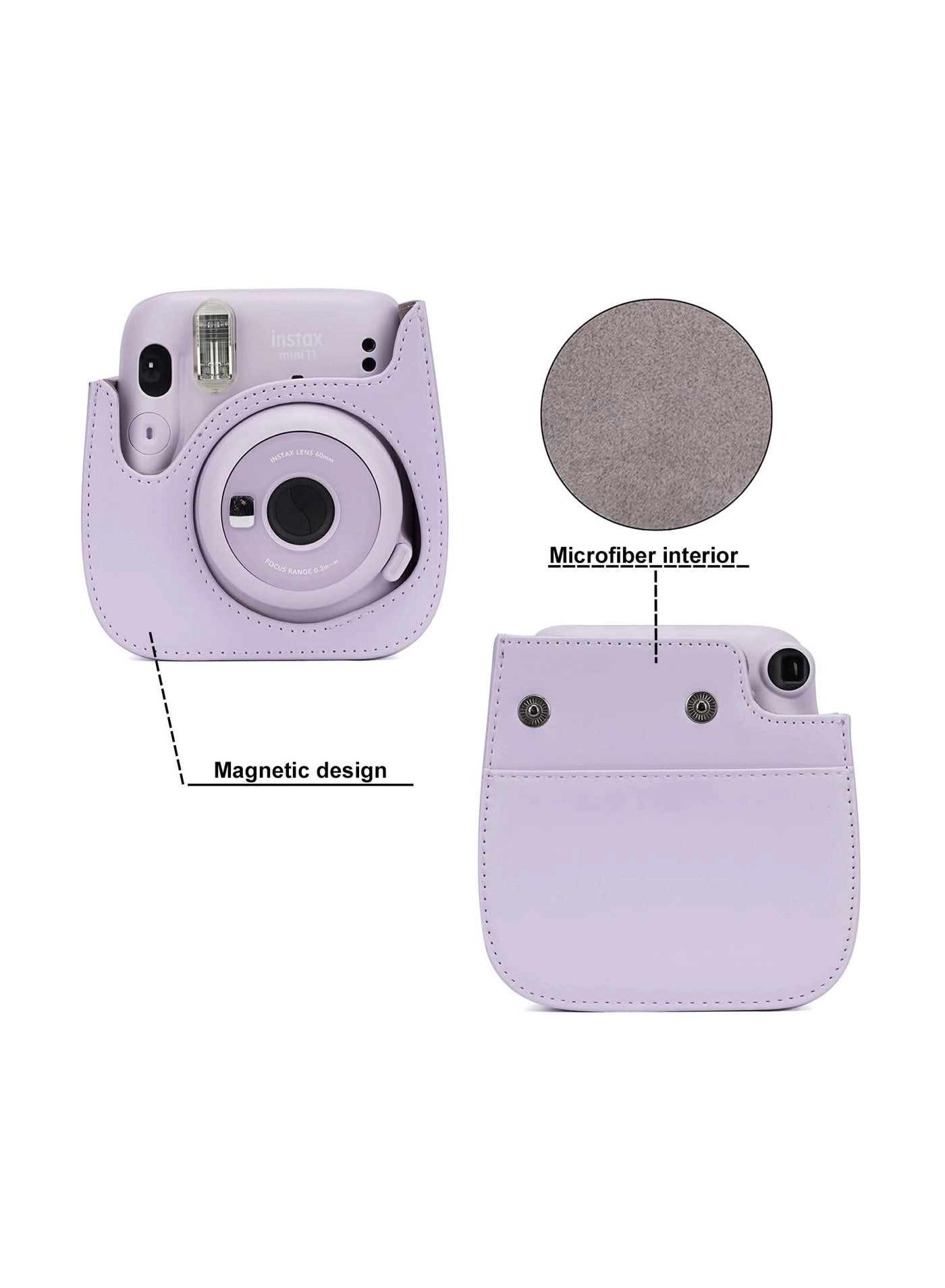 Instant Camera Case - Instax Mini 11/9/8/8+ PU Leather