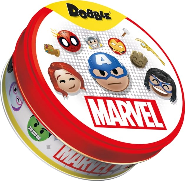 Dobble: Marvel Emoji - Card Game (Spanish and Portuguese)