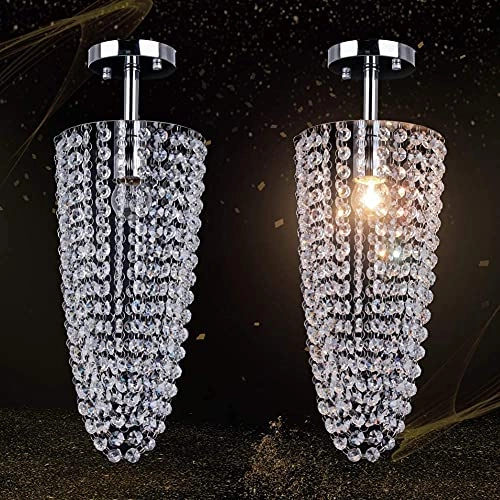 Crystal Chandelier - 1 Light K9 crystal