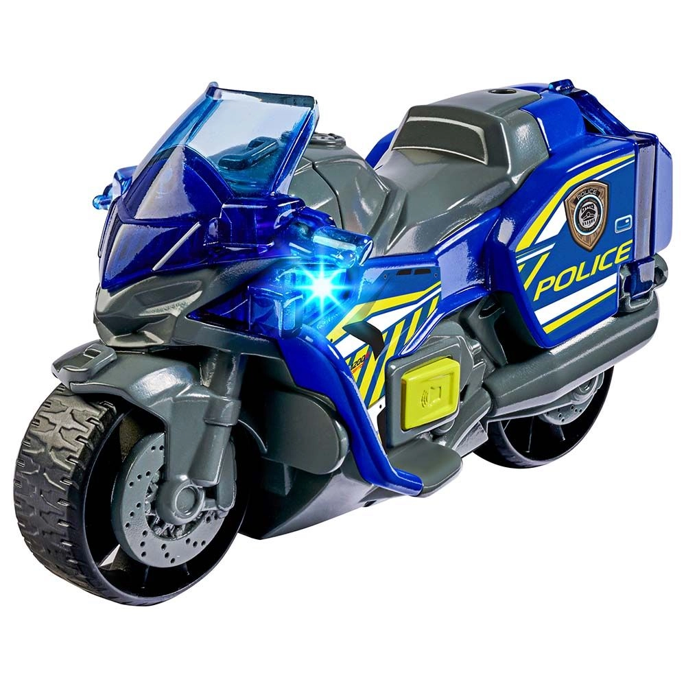 Dickie Police Bike - Light and sound Removable figure