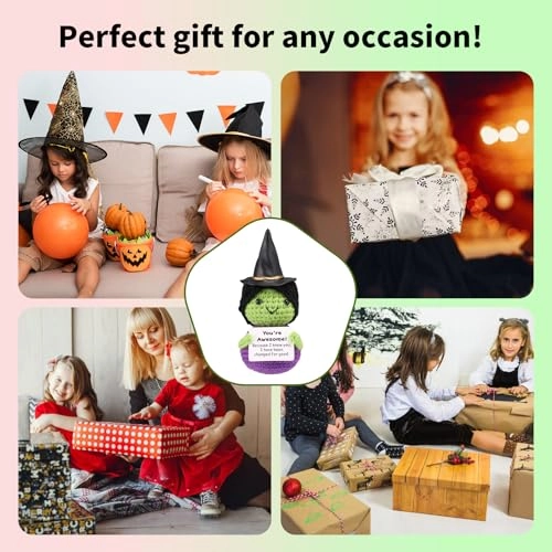 Crochet Witch Doll - 5.5 Inch Wool Hat