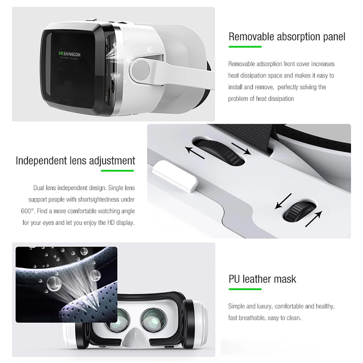 VR Headset - 4.7-6.7" Screen Bluetooth 3D