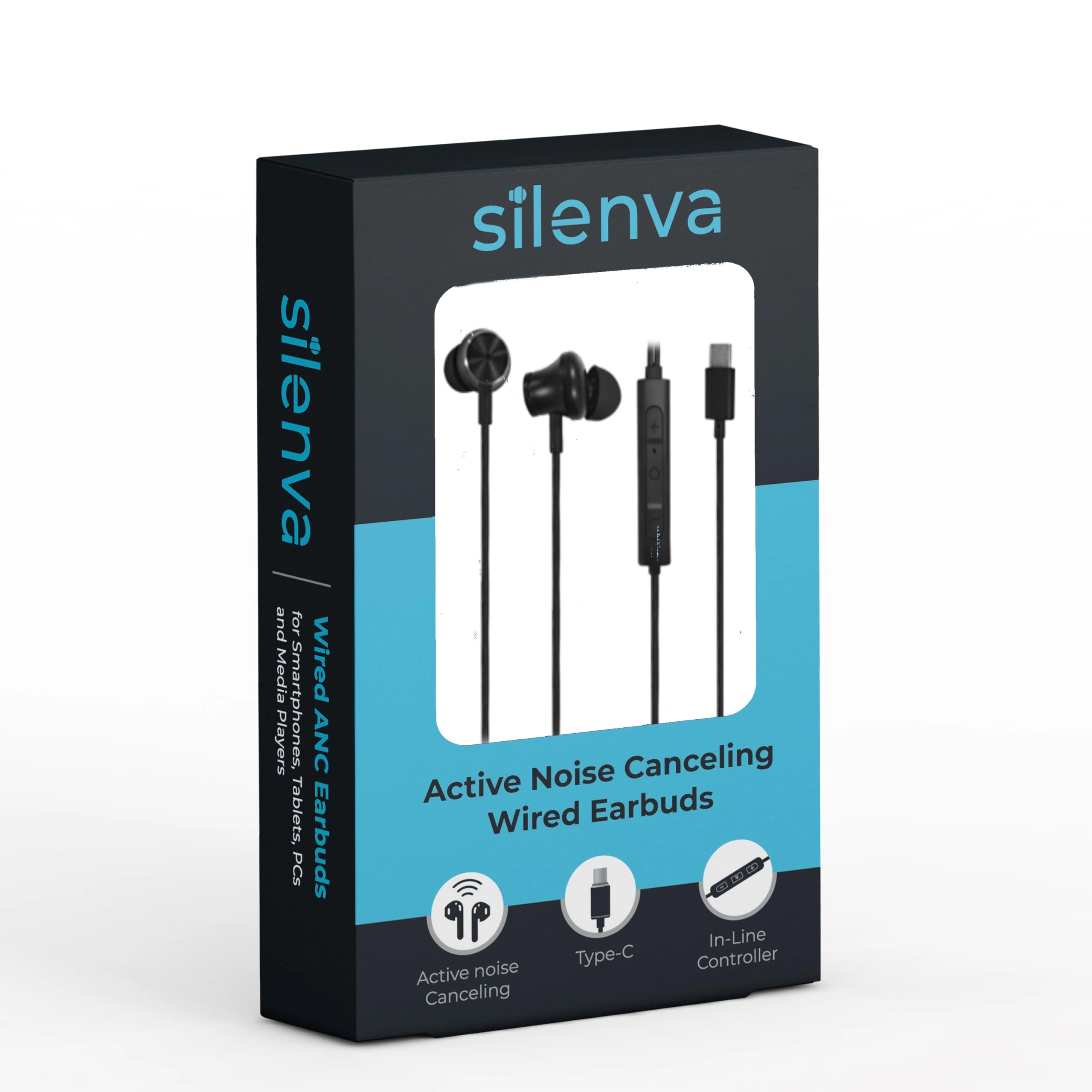 Silenva Active Noise Canceling Wired Earbud