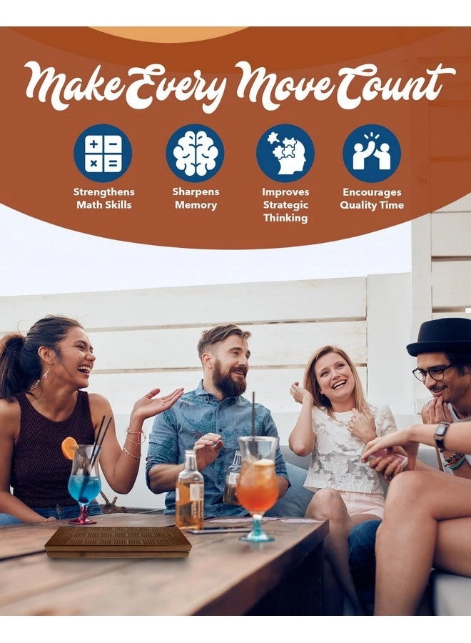 Cribbage Board - Travel Foldable 2 Track Set