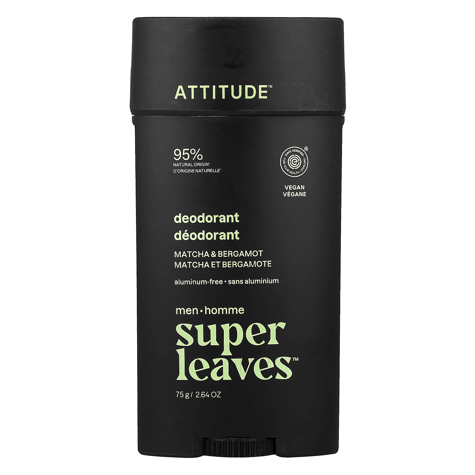 ATTITUDE Super Leaves - Matcha & Bergamot 2.64 oz (75 g)