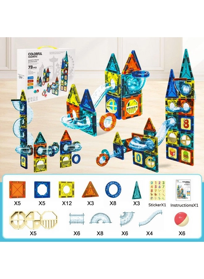 Magnetic Building Blocks - Strong Magnets Vibrant Colors Safe & Durable