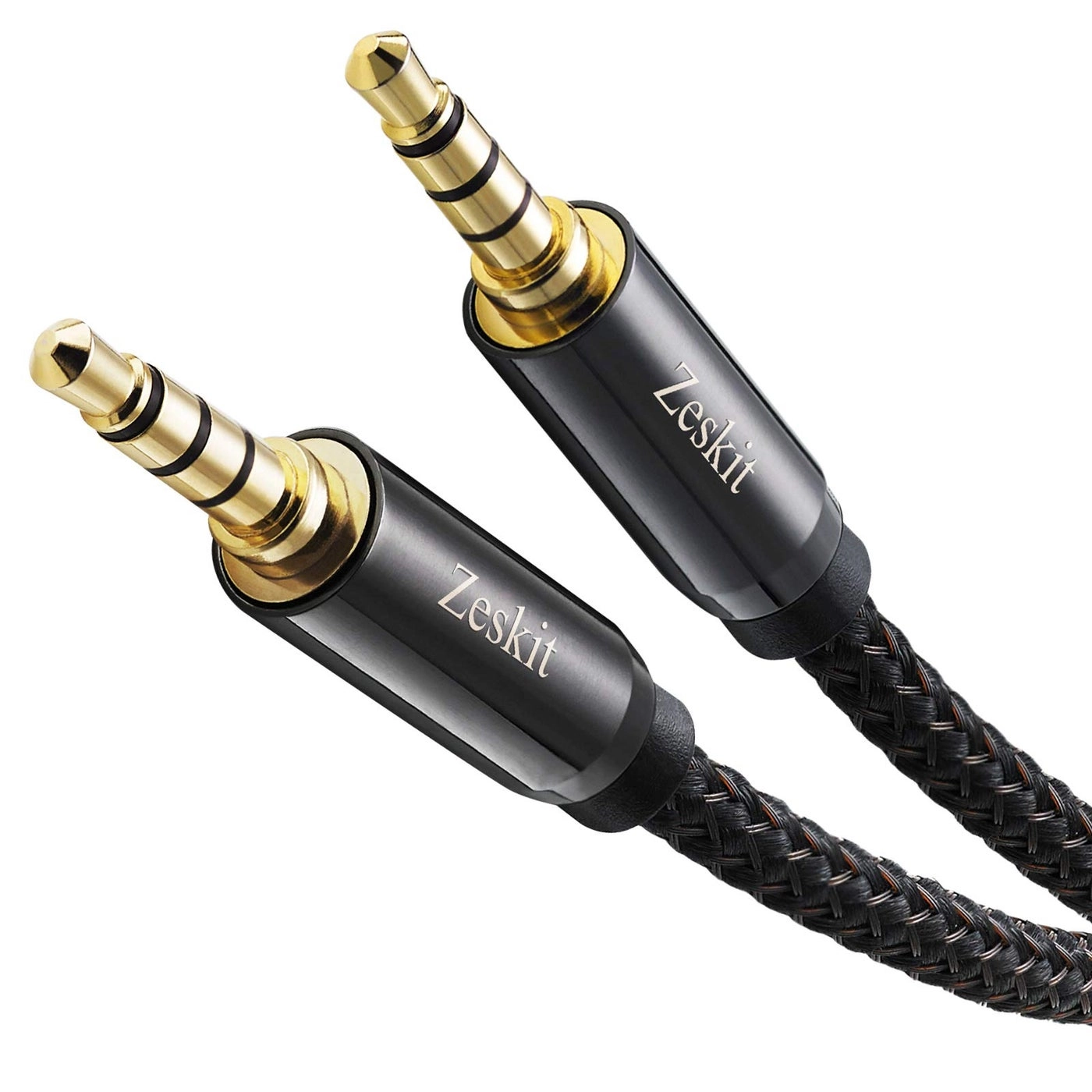 3.5mm Jack Male to Male AUX Audio Cable - 4ft