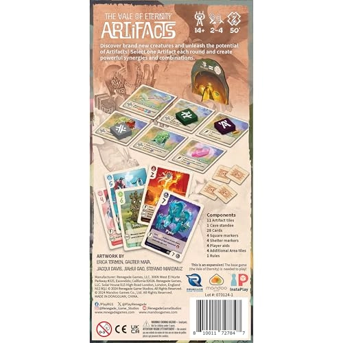 The Vale of Eternity: Artifacts Expansion - Drafting and Set Collection Card Game