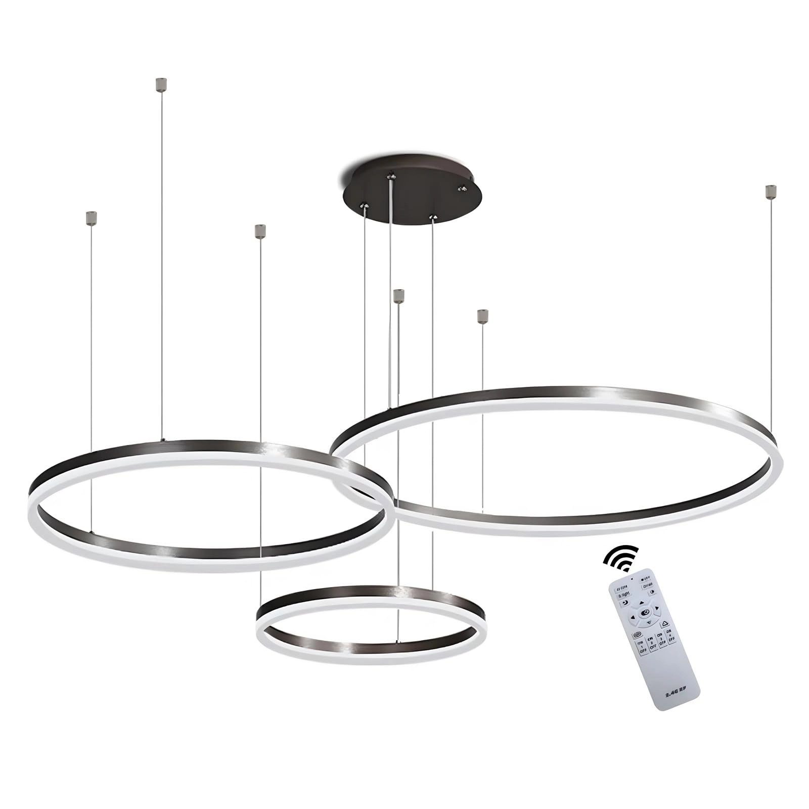 Metal LED Chandelier - 200 cm (adjustable)