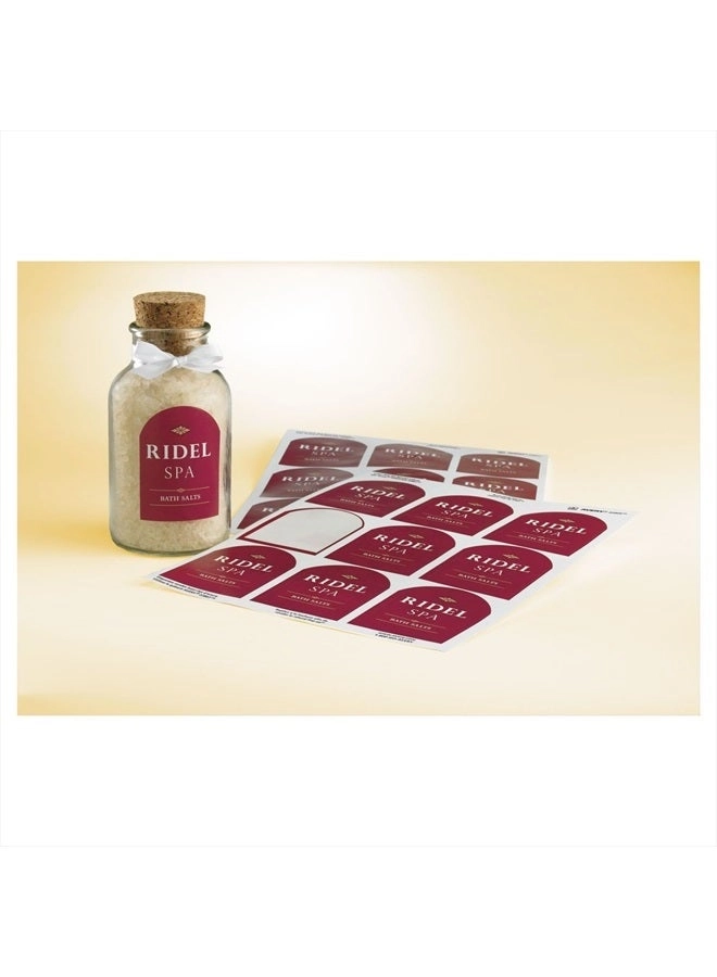Arched Labels - 90 Labels 3" x 2.25"