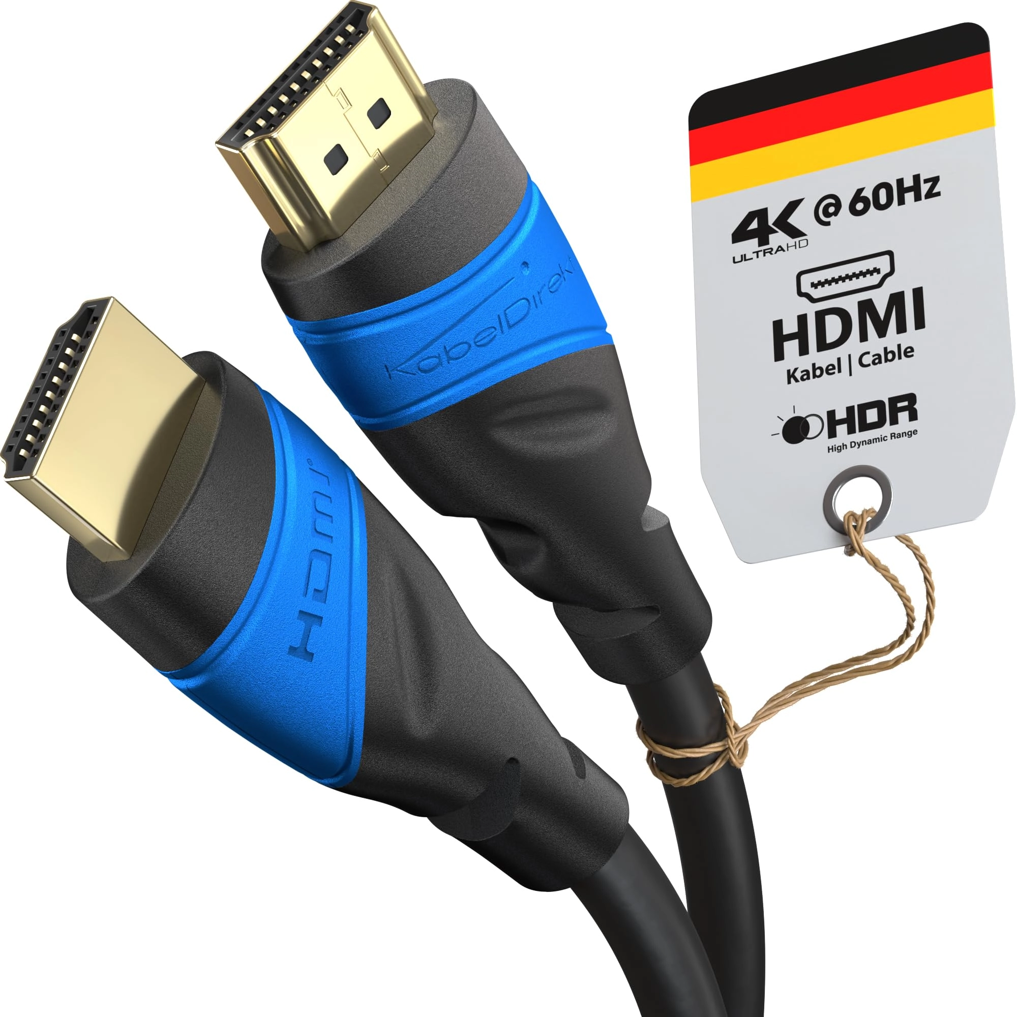 KabelDirekt 4K HDMI Cable - 7.5m with Ethernet
