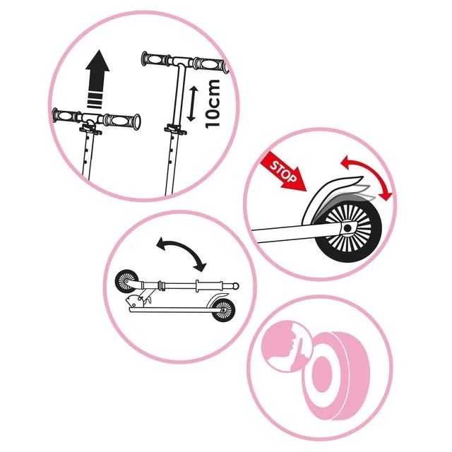 Disney Princess - Foldable 2-Wheel