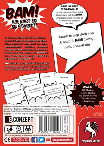 Bam – Ihr habt es so Gewollt (German)