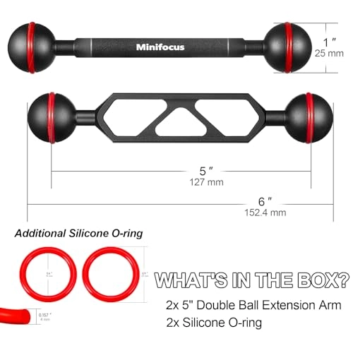 Double 1” Ball Arm - 5'' 2Pcs