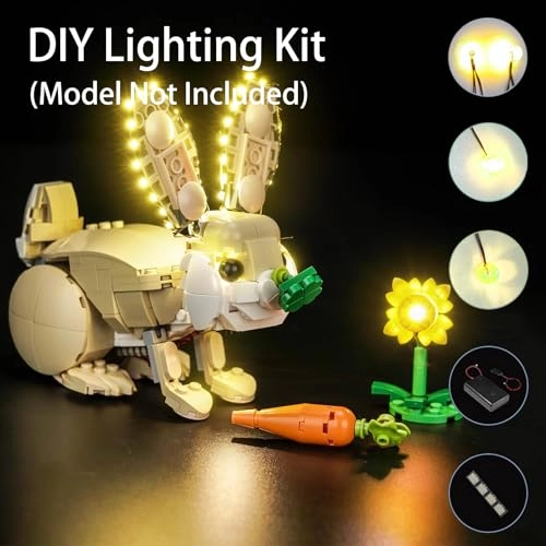 LED Lighting Kit 31162 - ABS Easter for LEGO Cute Bunny 31162