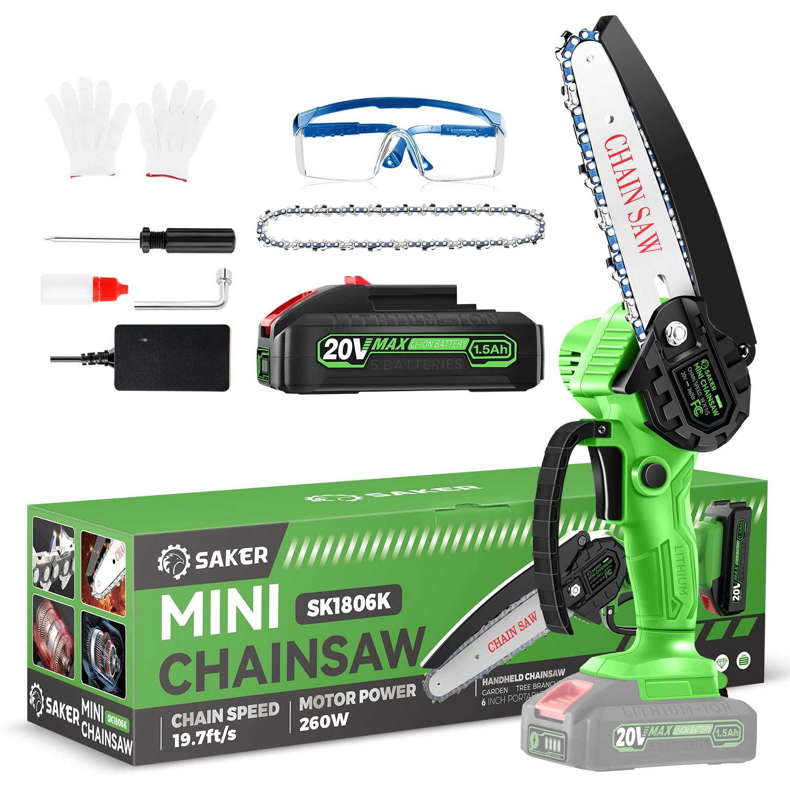 Mini Chainsaw - 550 Watts