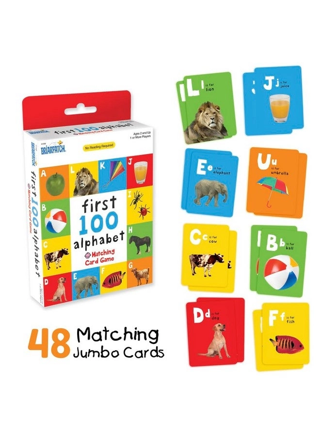 First 100 Alphabet Matching Card Game