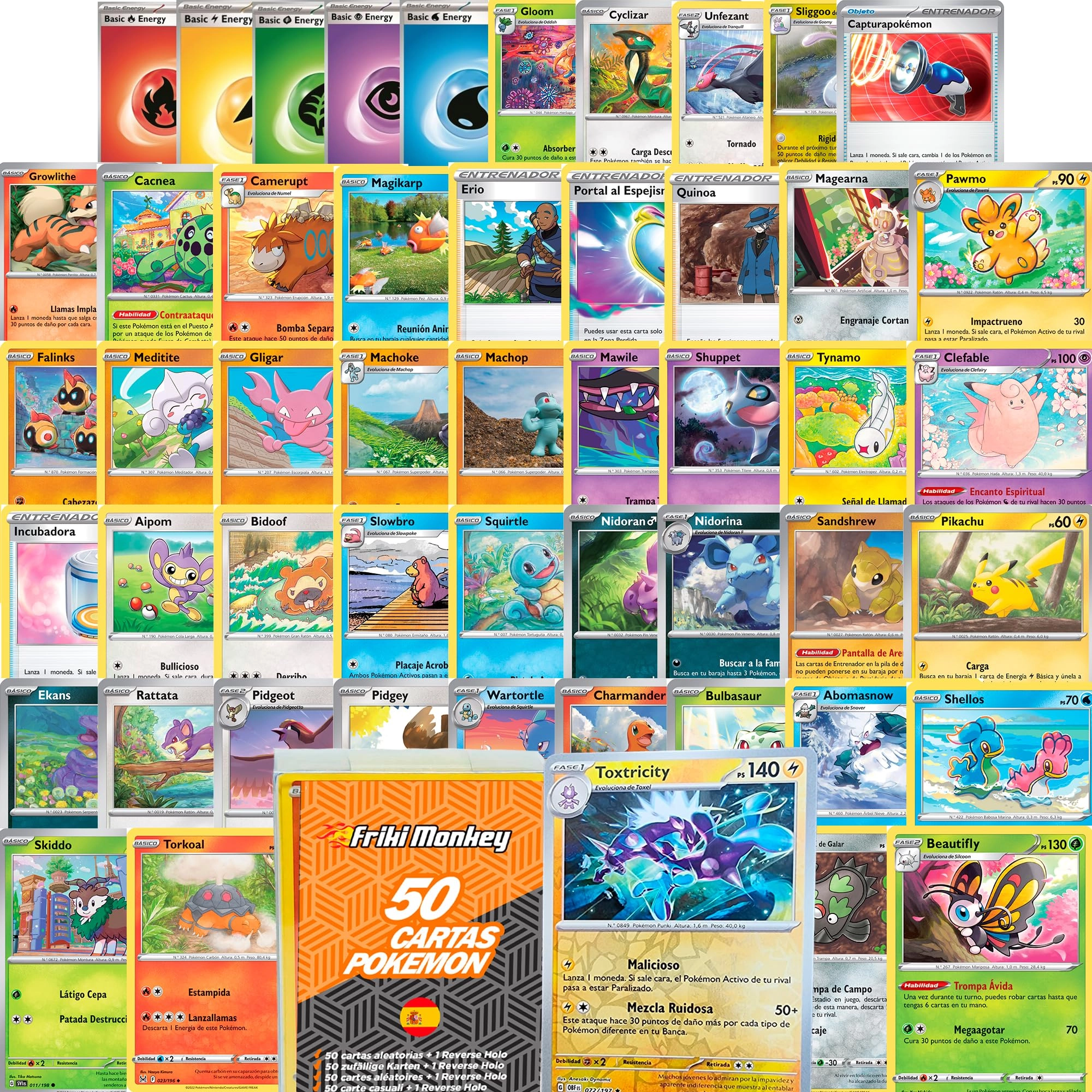 Pokémon Pokemon Cards Pack - Spanish 51pcs