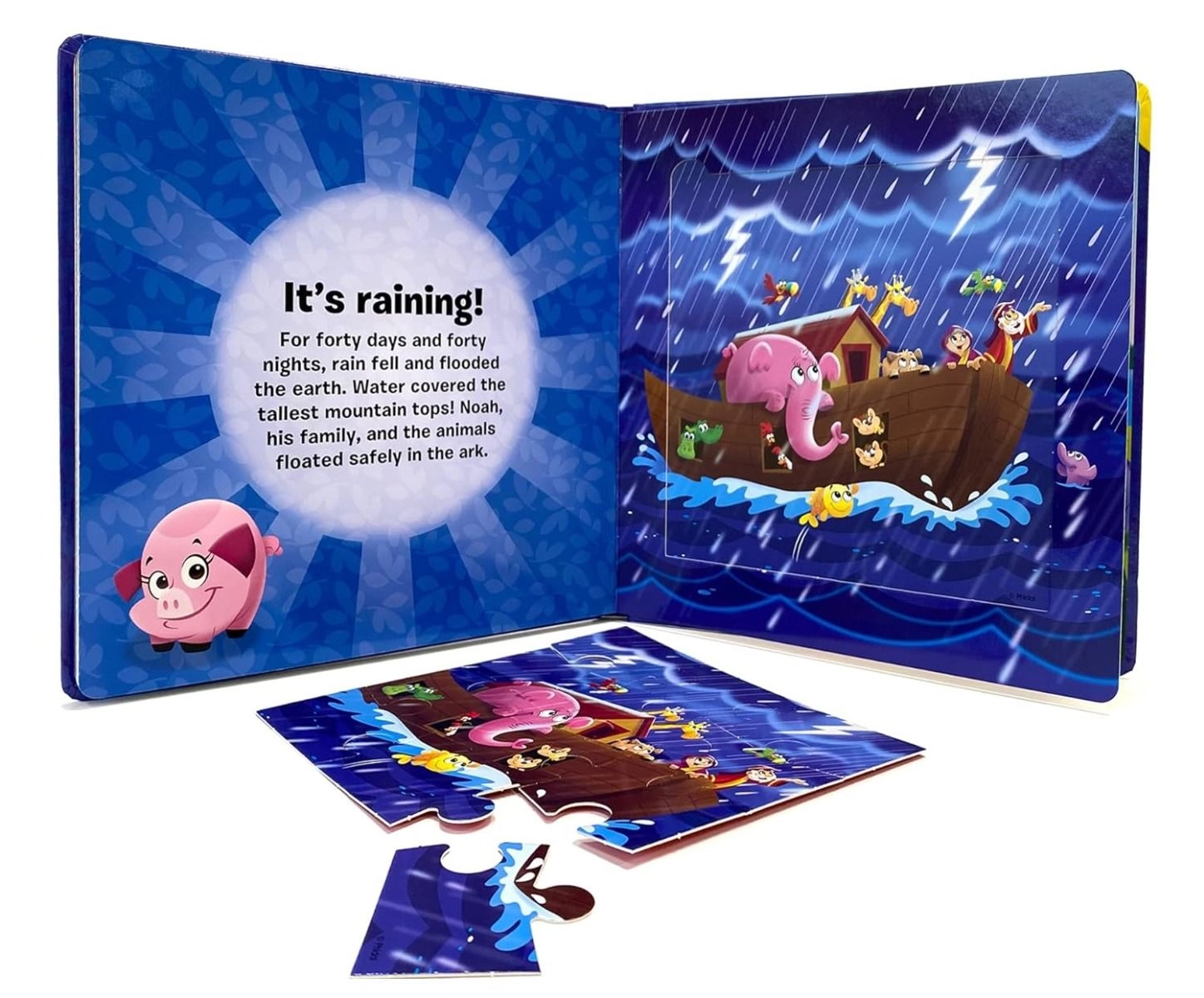 Noah's Ark My First Puzzle Book - 3 + 9 pieces