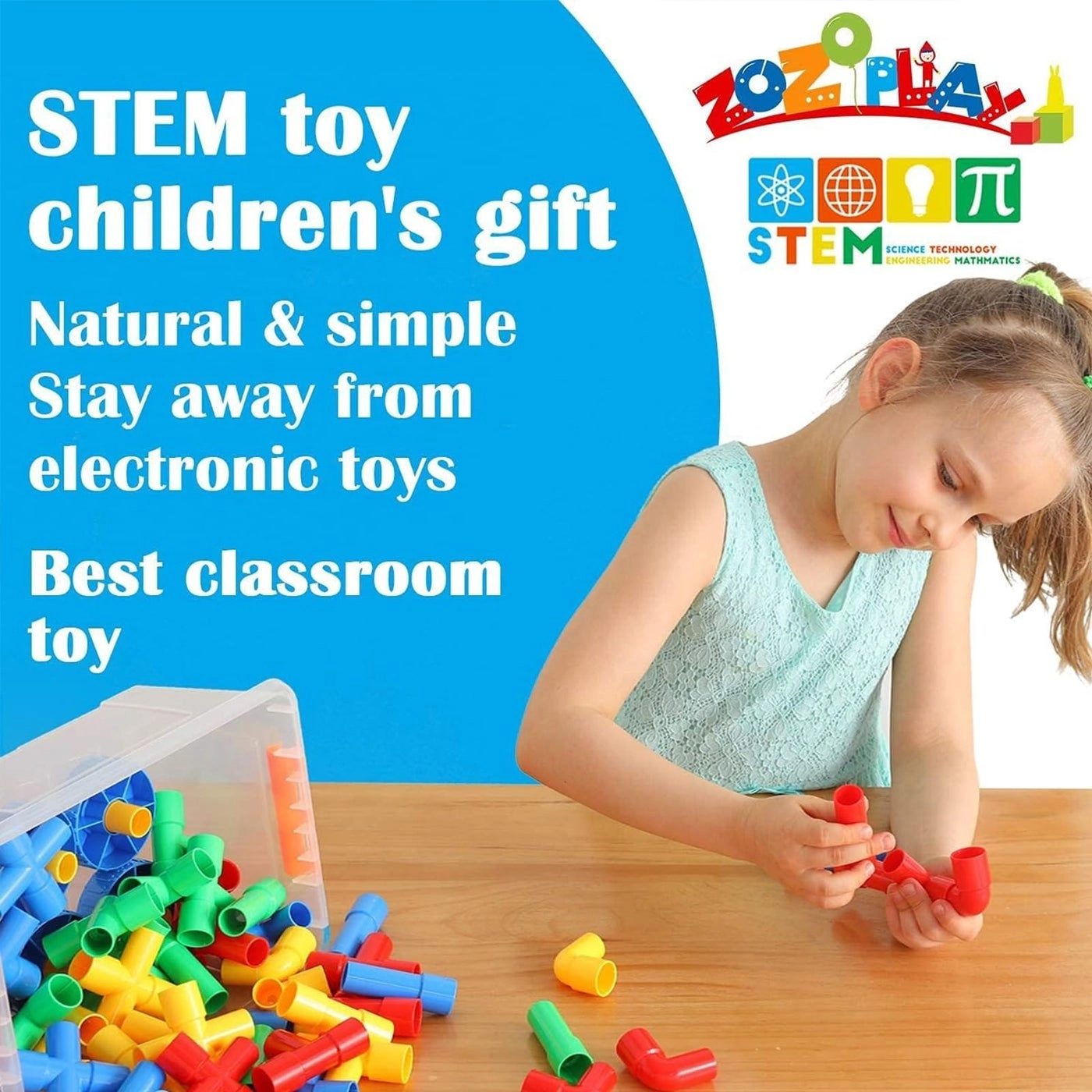 Tubular Pipes & Spouts & Joints - 64 pcs