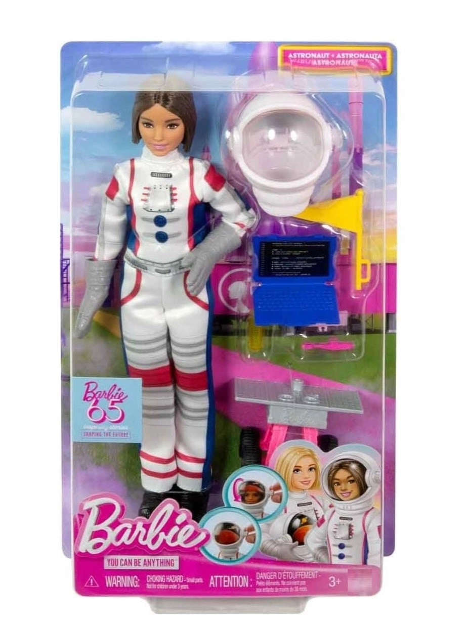 Barbie 65th Anniversary Careers - brunette Astronaut Ages 3+