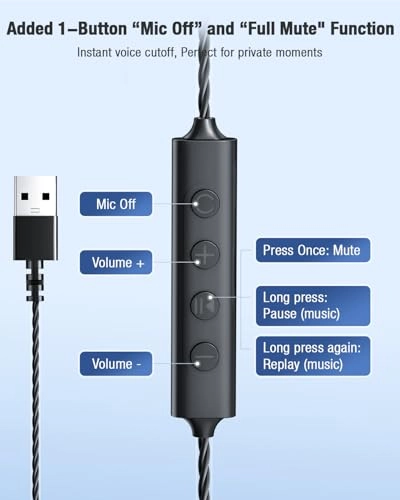 H08USB Wired Headphone