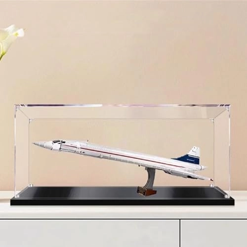 Acrylic Clear Display Case - Compatible with Lego 10318 Concorde Model