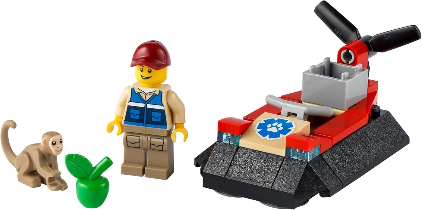 City Wildlife Rescue Hovercraft (30570) - Polybag Multicolor