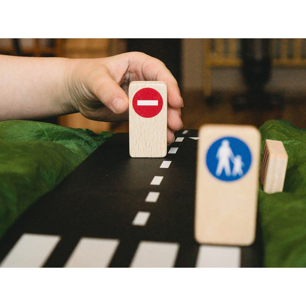 Traffic Signs Road Blocks - 8pcs