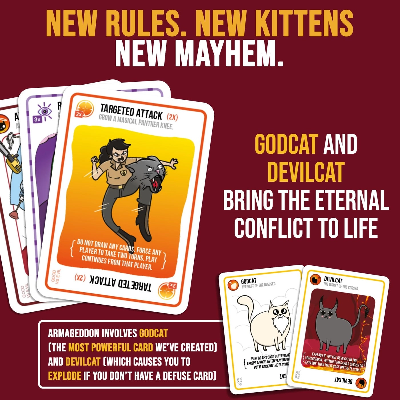 Exploding Kittens: Good vs. Evil - Card Game