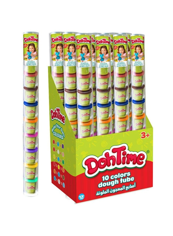 DohTime Dough Pvc Tube - 3+ years 10 pieces