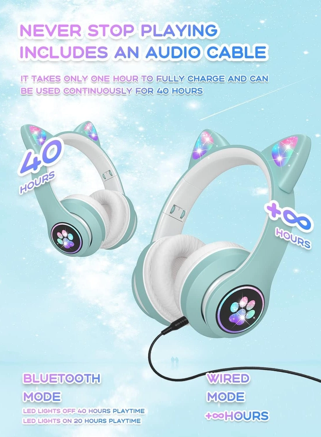 Over Ear Music Headset - Wireless Headset