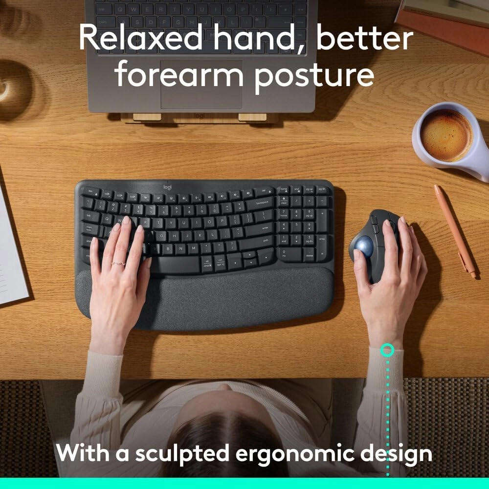 ERGO M575S Trackball Mouse - Wireless